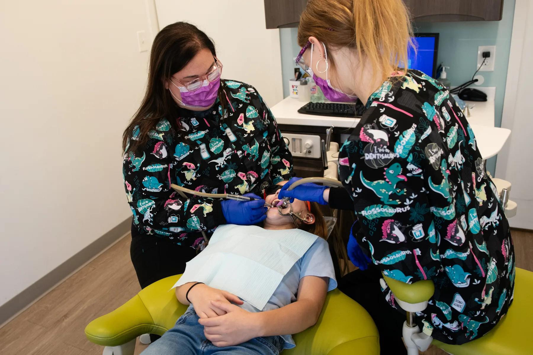 Pediatric filling appointment at Buckeye Pediatric Dentistry