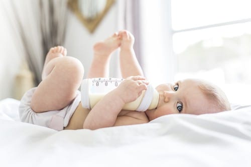 baby with bottle - Buckeye Pediatric Dentistry in Reynoldsburg