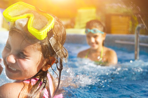 children swimming - Buckeye Pediatric Dentistry in Reynoldsburg