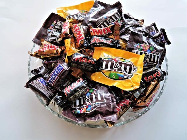 bowl of chocolates - Buckeye Pediatric Dentistry in Reynoldsburg