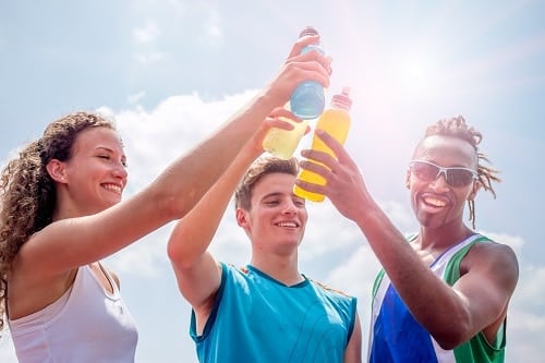 teens drinking sports drinks - Buckeye Pediatric Dentistry in Reynoldsburg