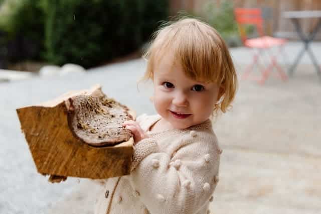 smiling toddler